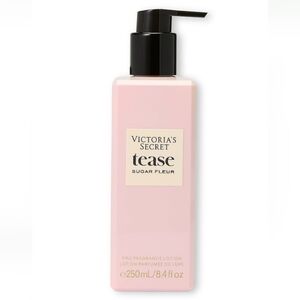 Victoria's Secret Tease Sugar Fleur Lotion - Light Pink & Black Cap